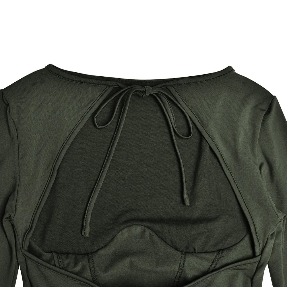 Backless Corset Bodycon Mini Dress For Women Party