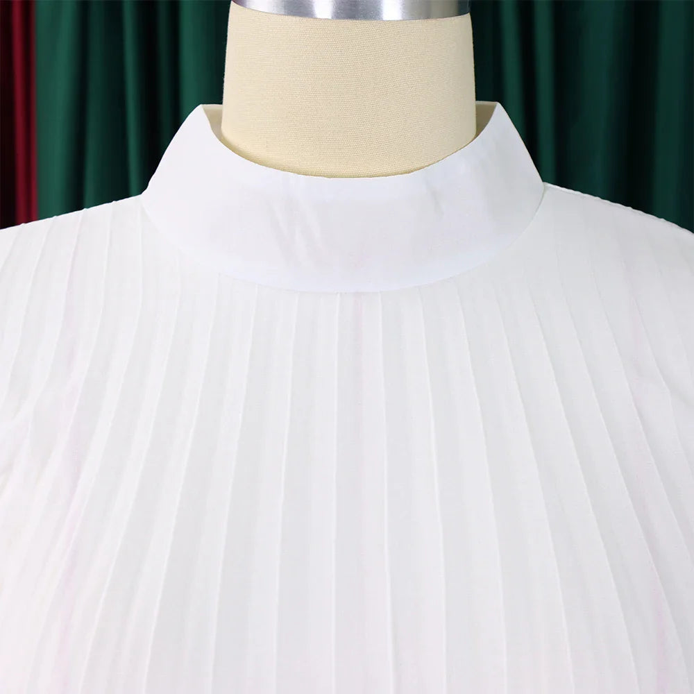 Elegant Chiffon Dress For Women Batwing Sleeve Knee Length