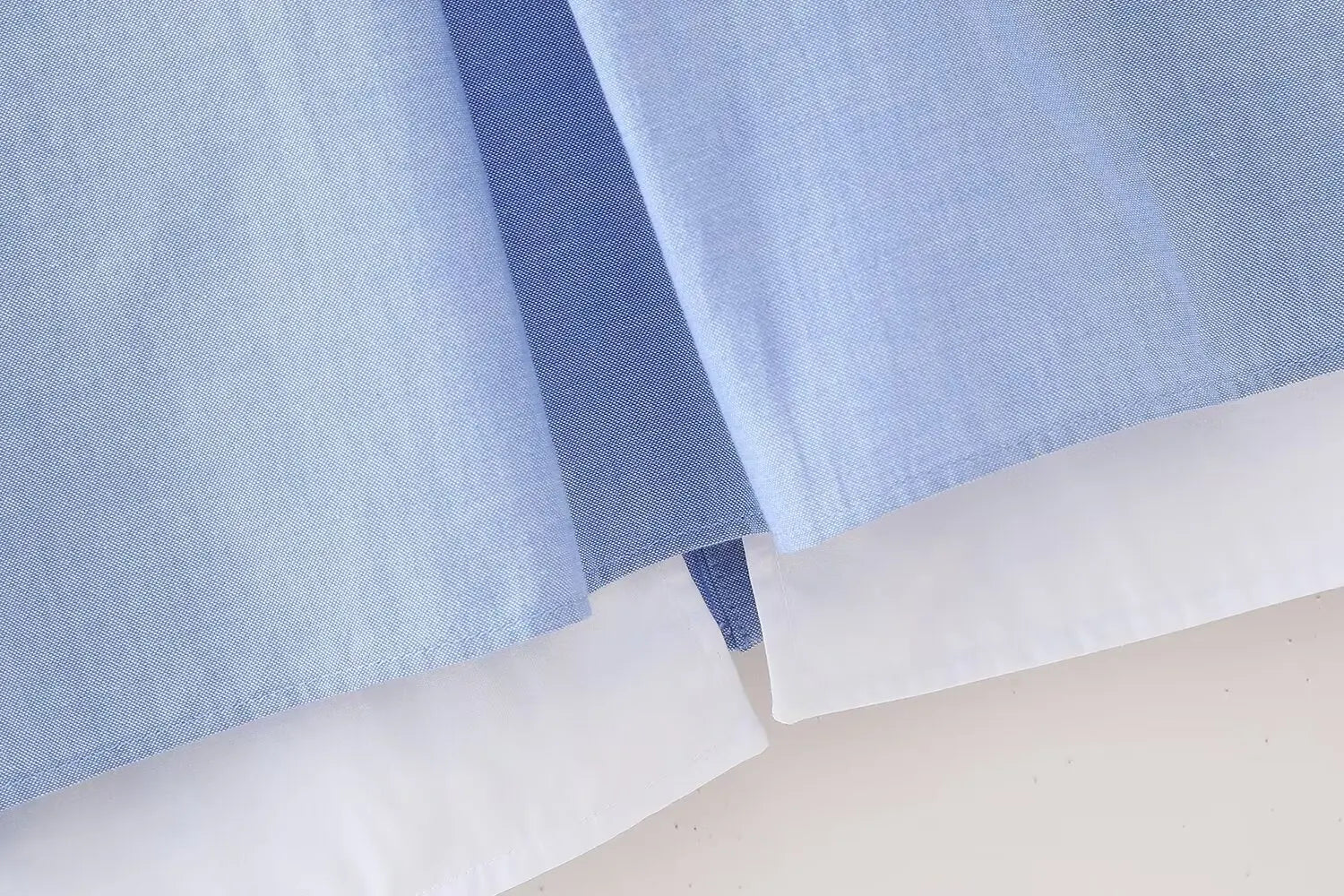 Elegant Patchwork Blouse for Women Long Sleeve Single Breasted Lapel Shirt Chic Short Top