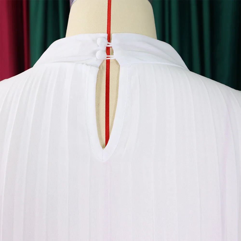 Elegant Chiffon Dress For Women Batwing Sleeve Knee Length