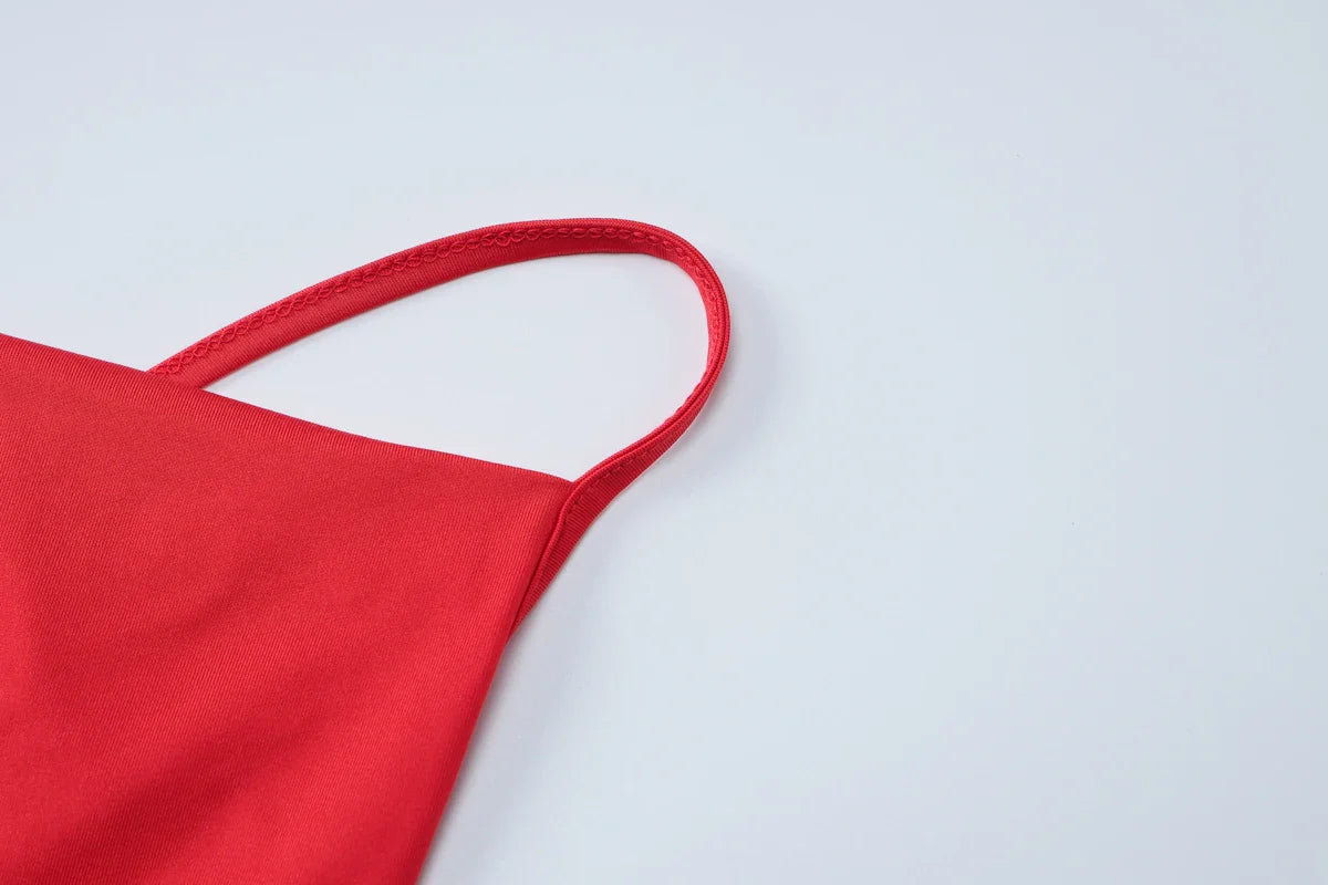 Backless Maxi Dress With Lace Up Spaghetti Straps Evening