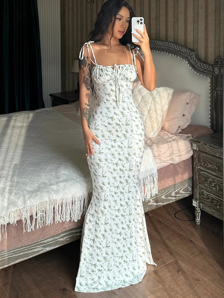 Elegant Women Evening Dress Bodycon Long Gown Summer