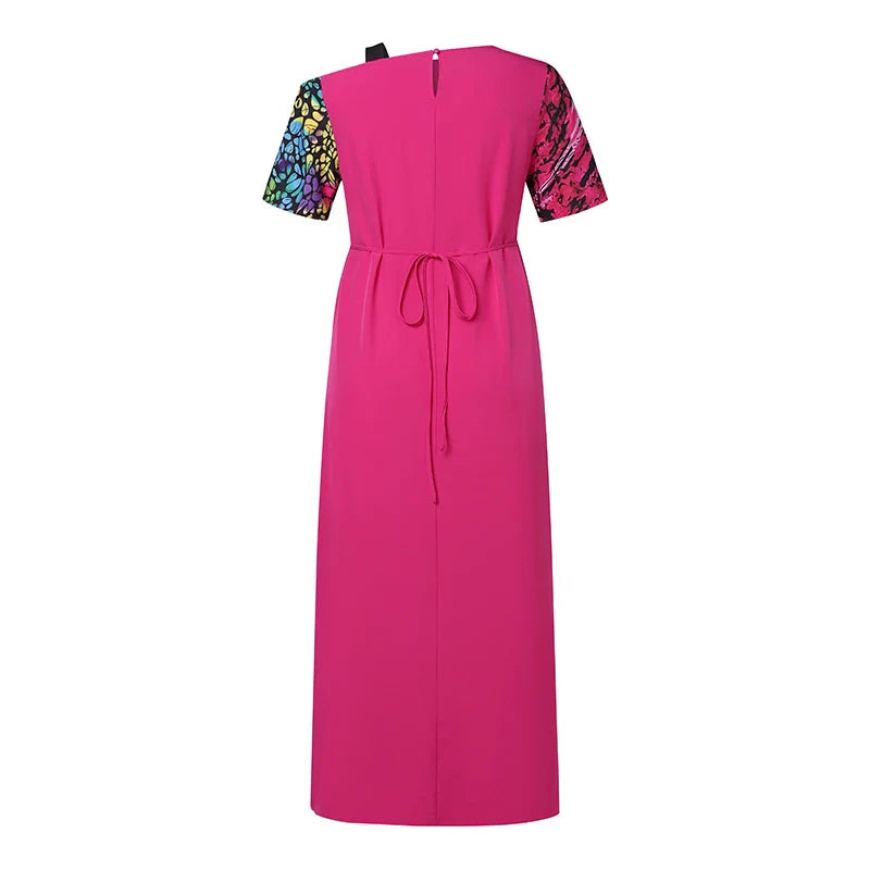 Off Shoulder Summer Sundress Bohemian Printed Maxi Dress