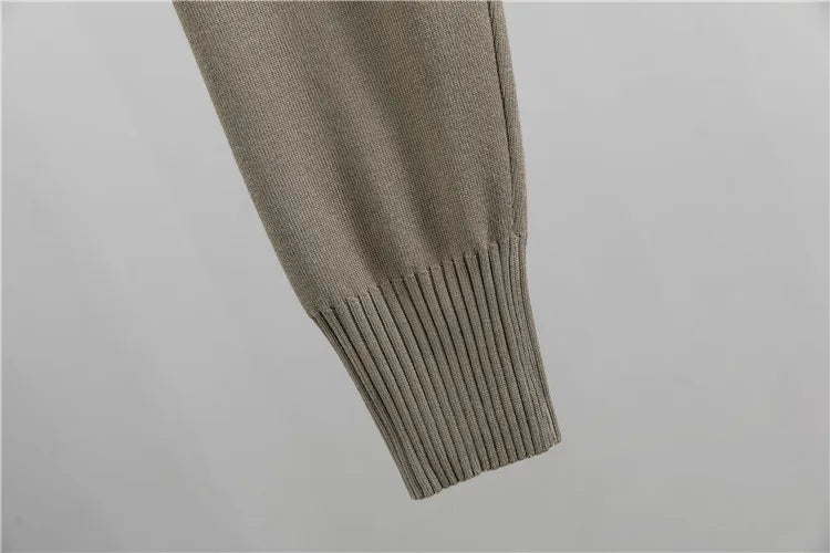 Women's Thick Soft Knitted Sweater and Long Pant Set Casual 2PCS Track Suit for Autumn and Winter