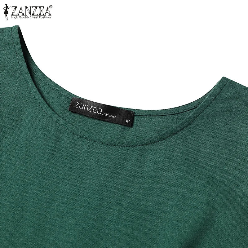 Casual Cotton Sundress For Women Sleeveless Summer Dress