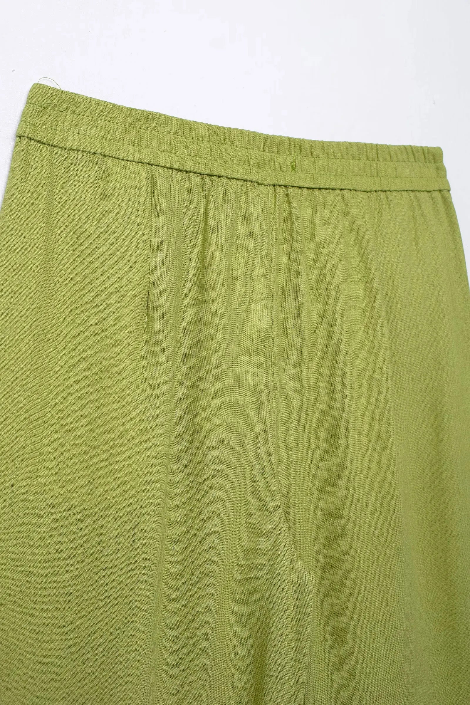 Casual Women's Solid Pant Set with Long Sleeve Blouse and Elastic Waist Trousers Fashion Streetwear Outfit