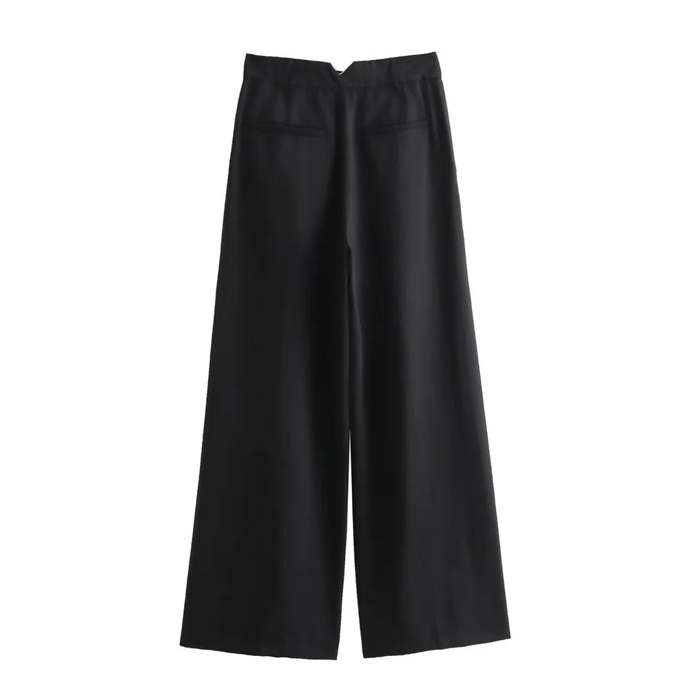 Women's Slim Fit Short Tank Top and Wide Leg Pants Set for Effortless Style and Comfort