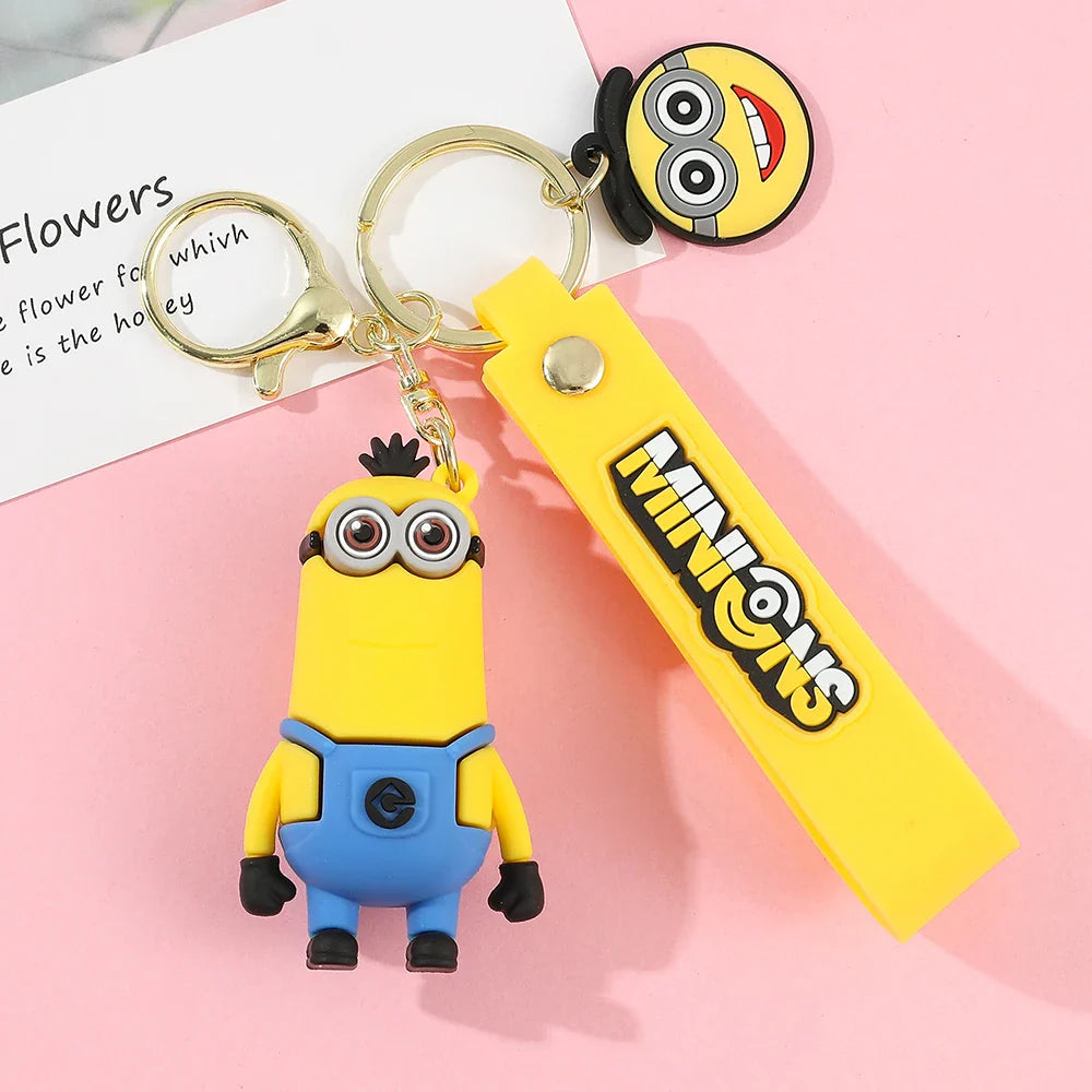 Kawaii Minions Keychain Pendant Creative Cartoon Bag Decoration Gift
