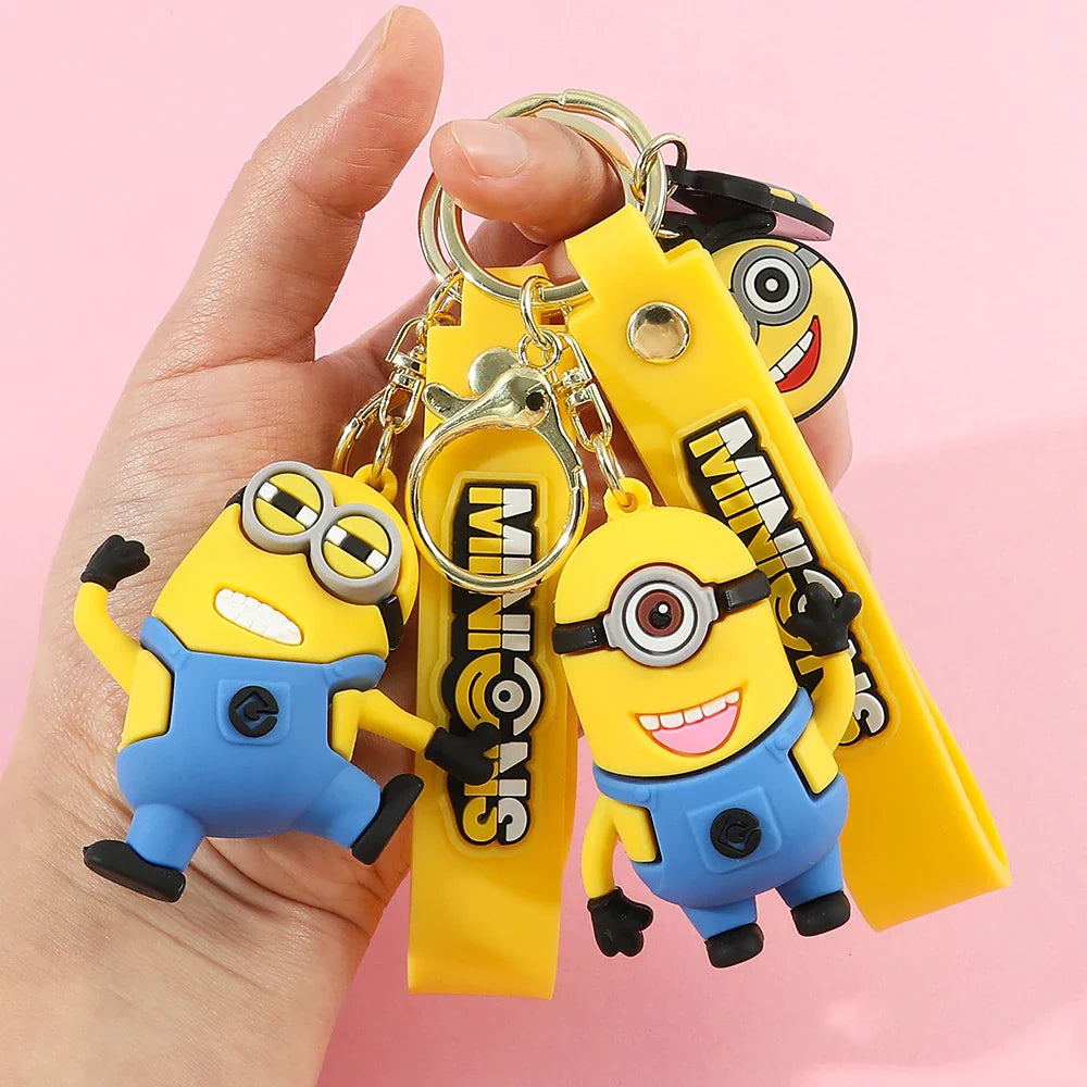 Kawaii Minions Keychain Pendant Creative Cartoon Bag Decoration Gift