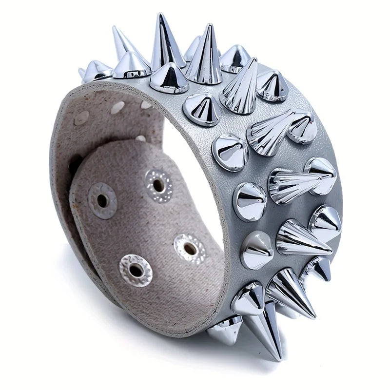 Gothic Punk Multi Chain Street Dance Bracelet for Halloween Cosplay and Party Gifts