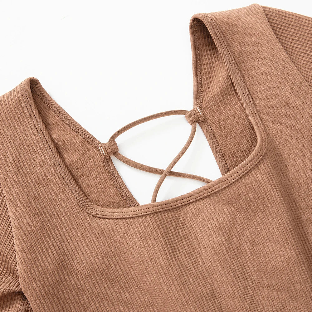 Bodycon Slim Fit Zipper Jumpsuit for Women Casual Brown Fitness Romper Streetwear Playsuit Overall