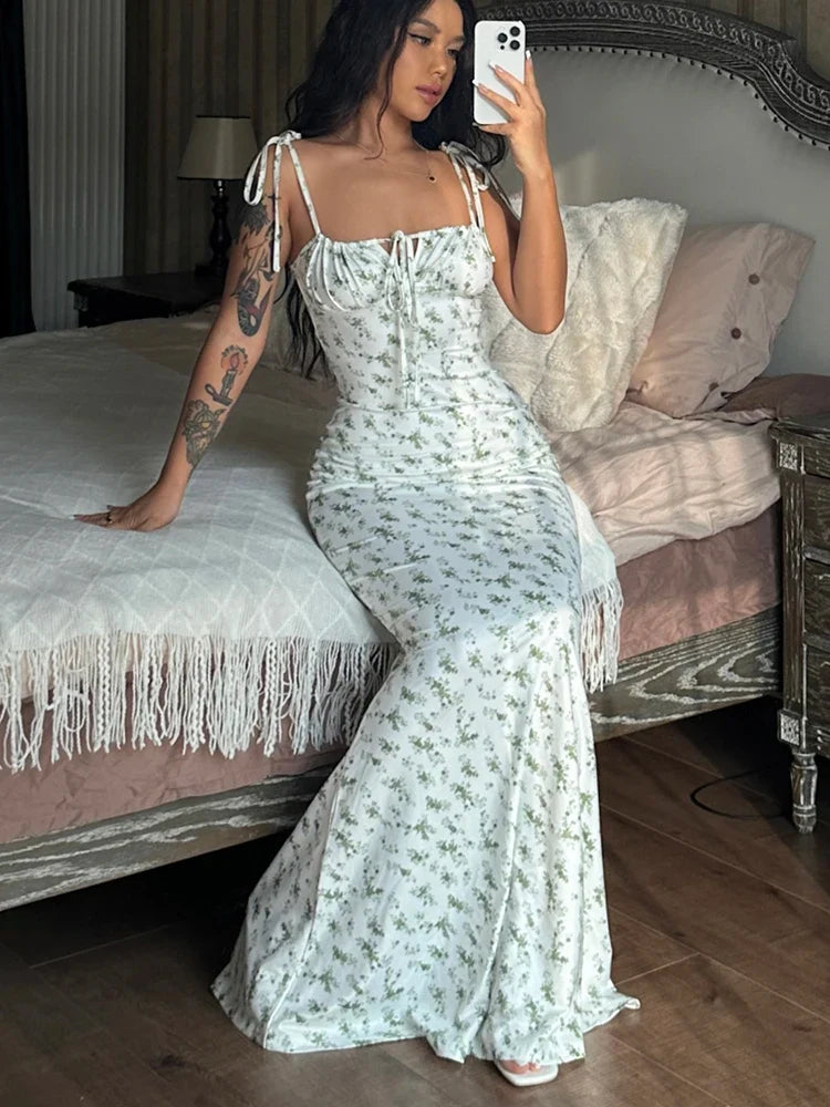 Elegant Women Evening Dress Bodycon Long Gown Summer