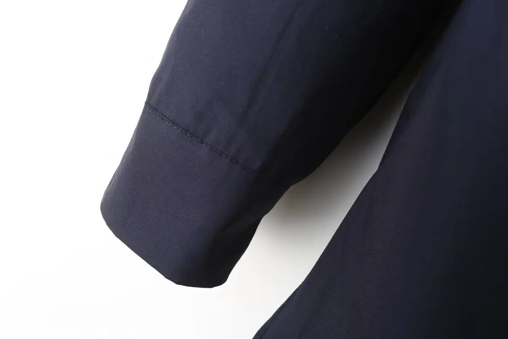 Autumn Women Casual Two Piece Set with Poplin Shirt and High Waist Long Pants