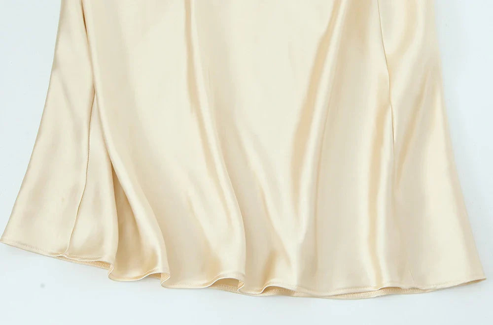 Hollow Out Midi Dress Backless Bow Tie Soft Touch Fabric