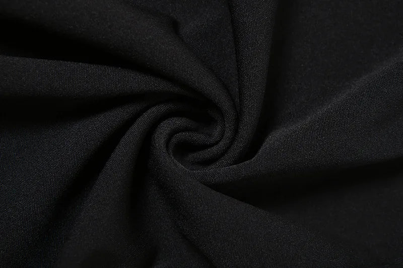 Y2K Strapless Backless Maxi Dress Lantern Sleeve Party