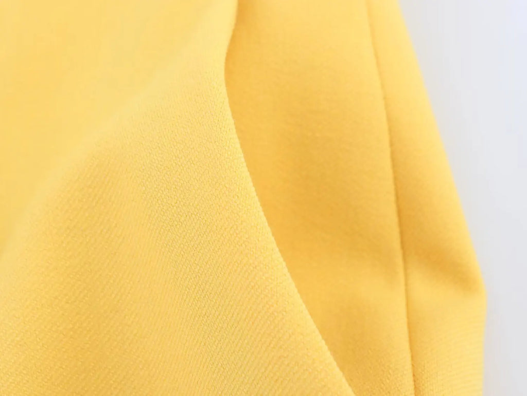 Women's Casual Chic Suit with Lapel Jacket and High Waist Flared Pants for Spring and Summer