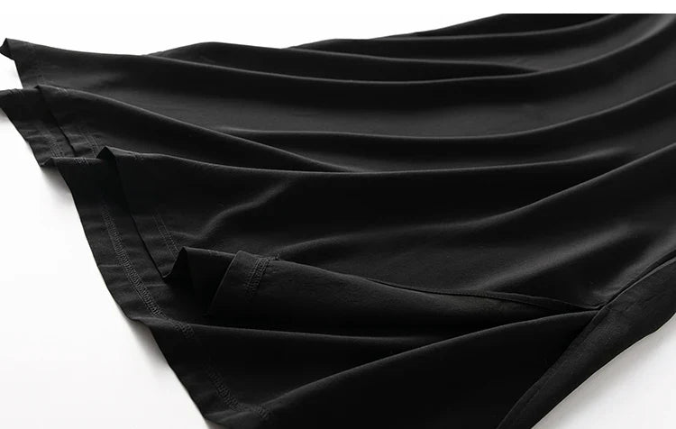 Mulberry Silk 19 Momme Midi Dress With V Neck And Slit