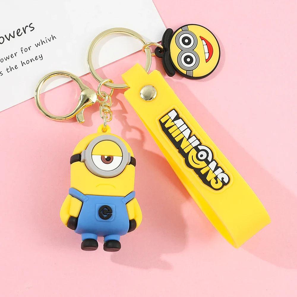 Kawaii Minions Keychain Pendant Creative Cartoon Bag Decoration Gift