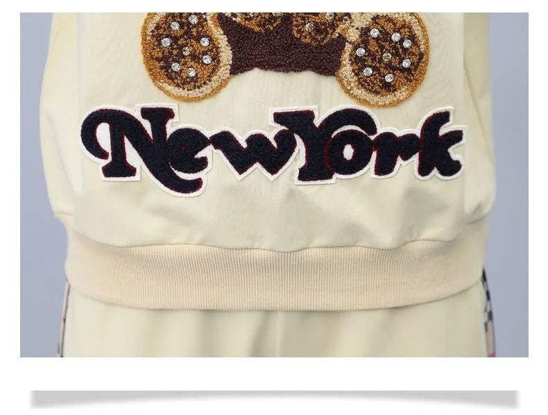 Women's Casual Plush Sweater and Pants Two Piece Set for Spring and Autumn