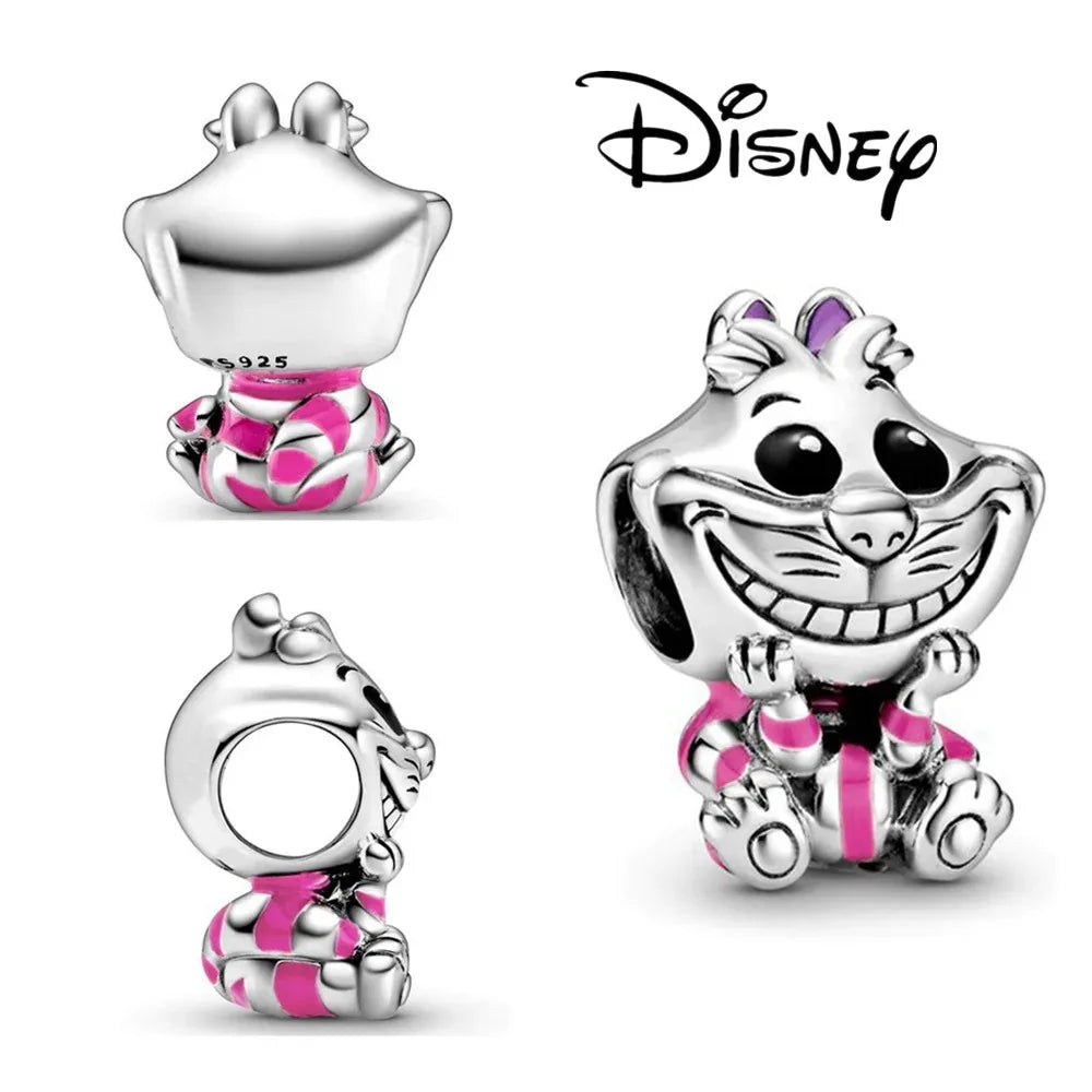 Disney Stitch and Minnie Mouse Charms Dangle Fit 925 Silver Bracelet for Jewelry Making