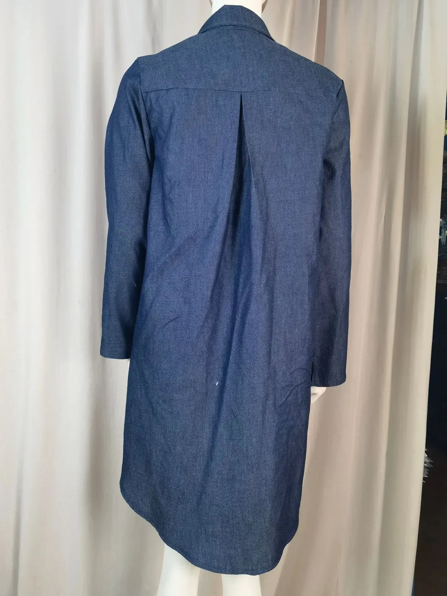 Cowboy Style Long Sleeve Black Dress For Women Retro Chic