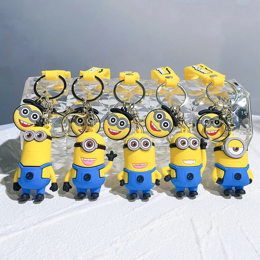 Kawaii Minions Keychain Pendant Creative Cartoon Bag Decoration Gift