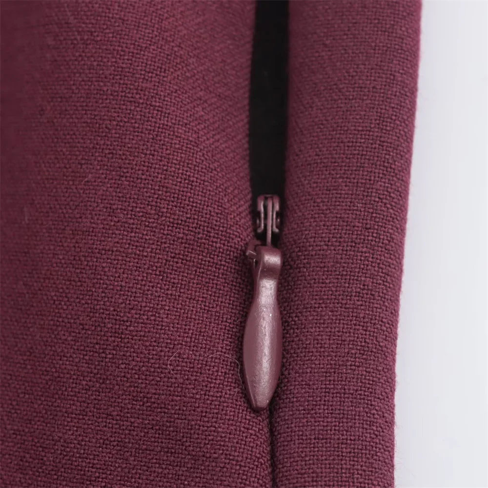 Womens Slimming Mini Dress With Flip Collar And Button