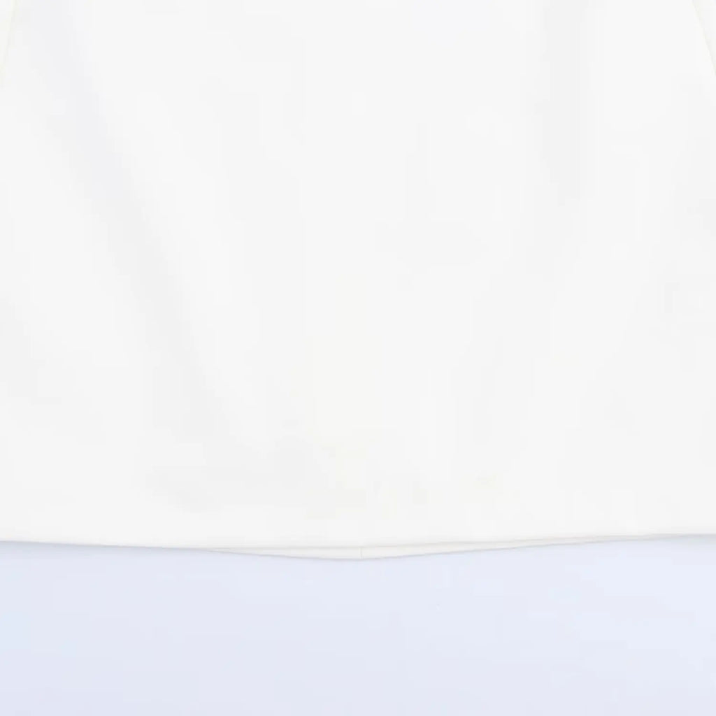 Backless Patchwork Sleeveless Dress With Round Neck