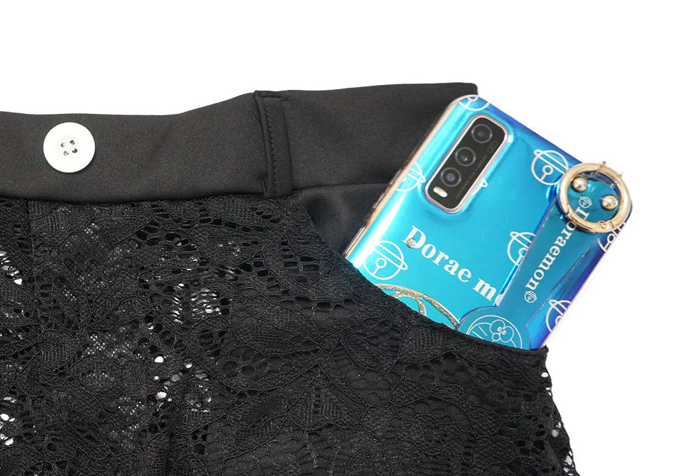 Lace Hollow Out Bodysuit and Pants Set for Women - Slim Fit Midnight Party Bodycon Outfit for Cocktail Events