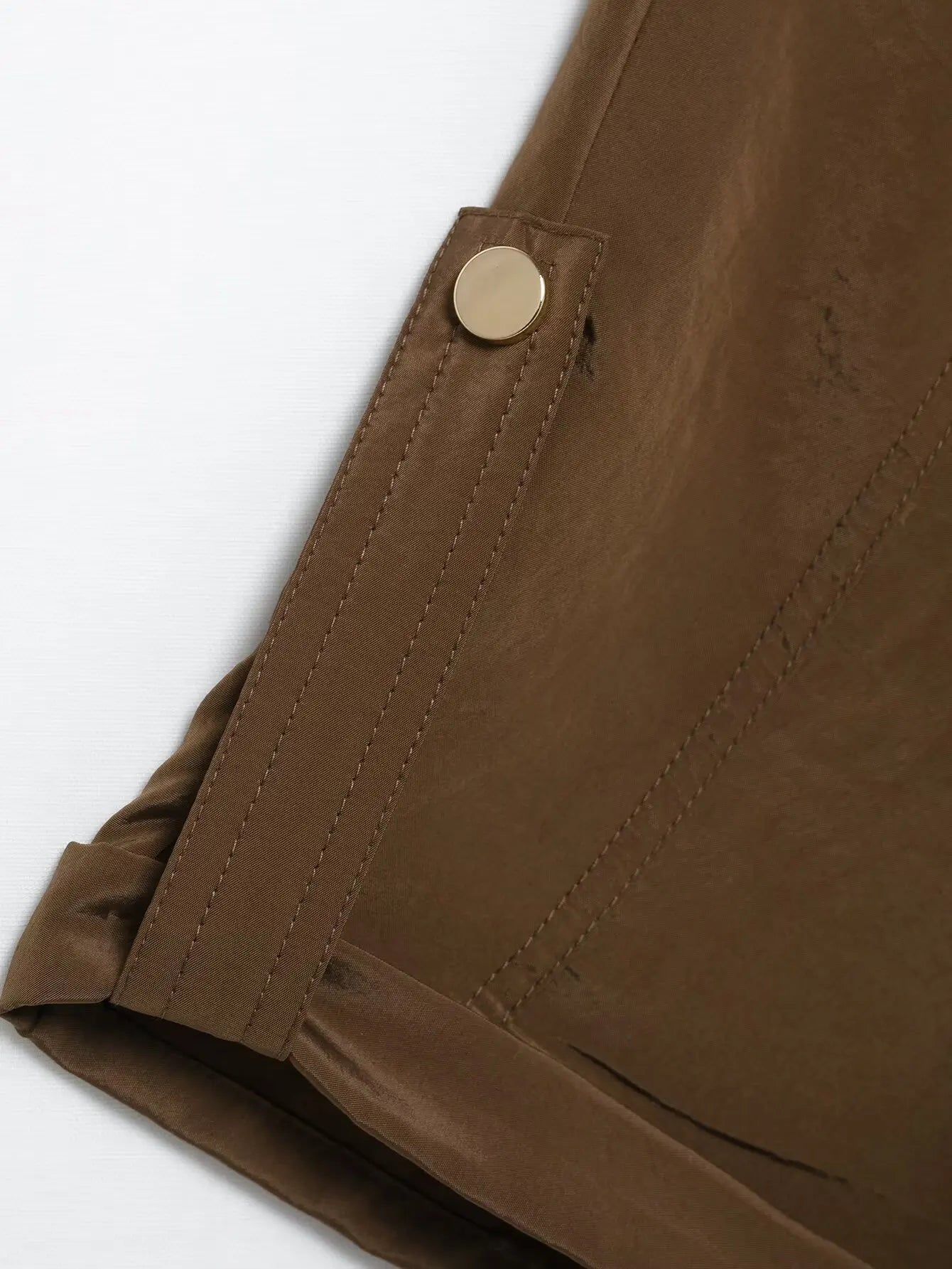 Women's Chic Pleated Tops and Trousers Set with Lapel Long Sleeves and High Waist Pants for Spring Summer Fashion