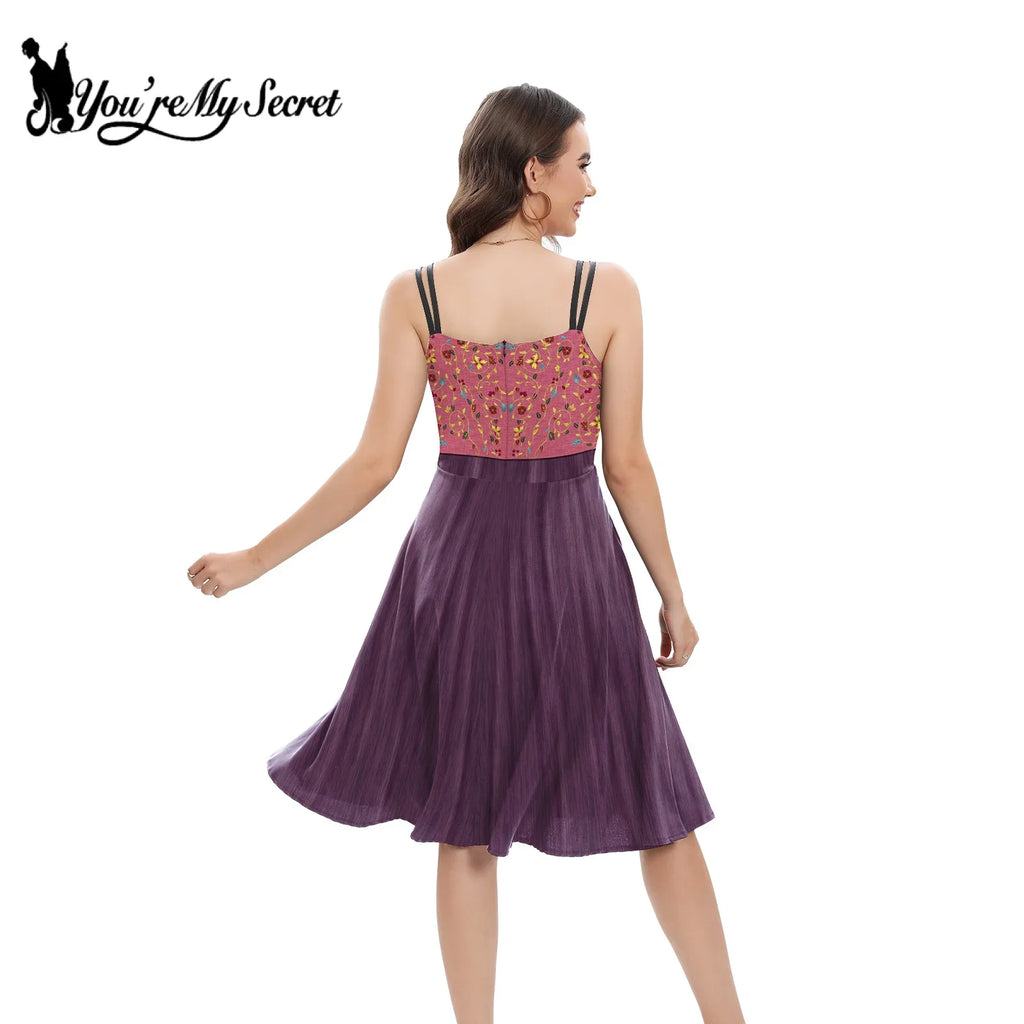 Halloween Witch Costume Backless Gothic Dress For Cosplay