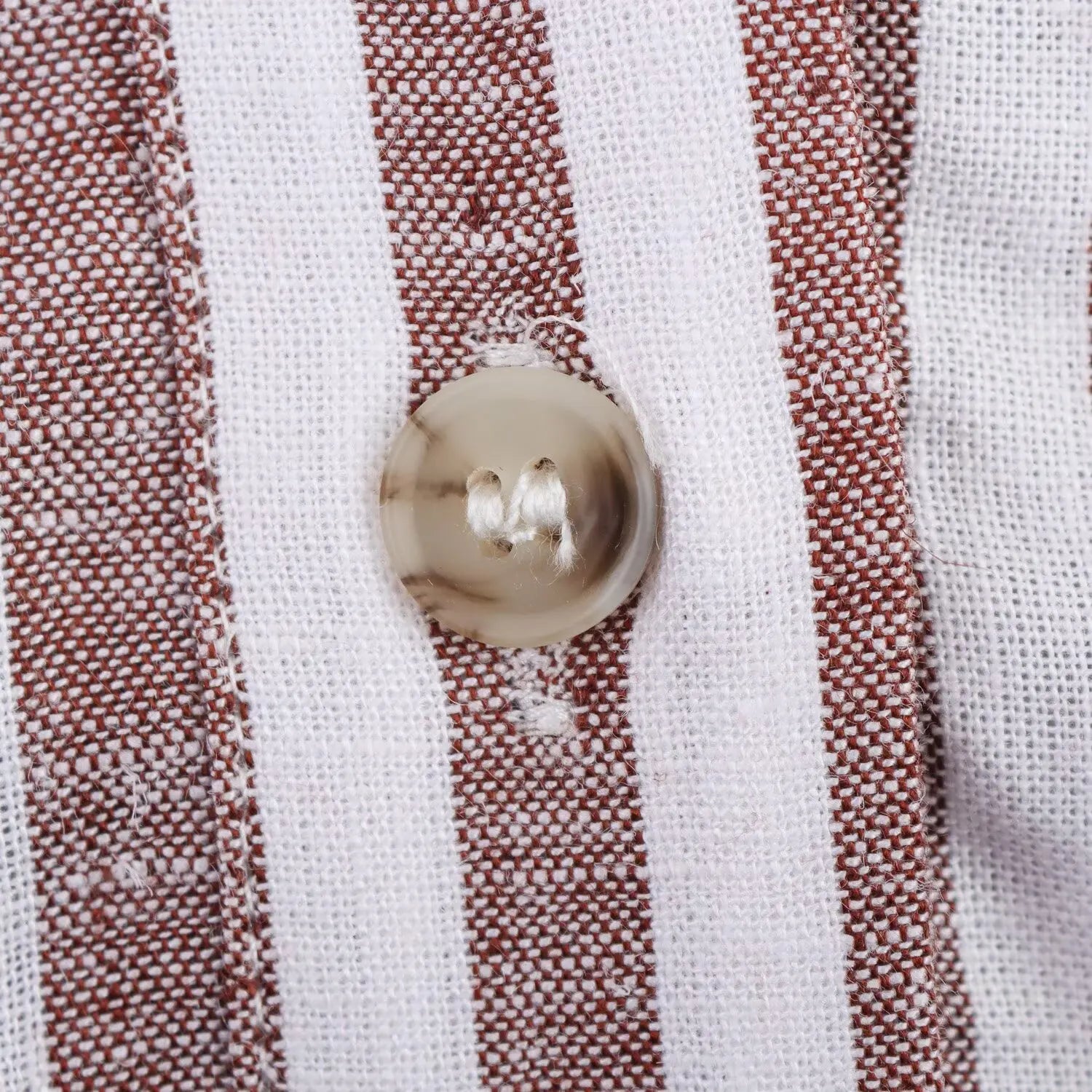 Women's Collared Shirt with Wide Sleeves Simple Striped Single Breasted Stylish Spring Top