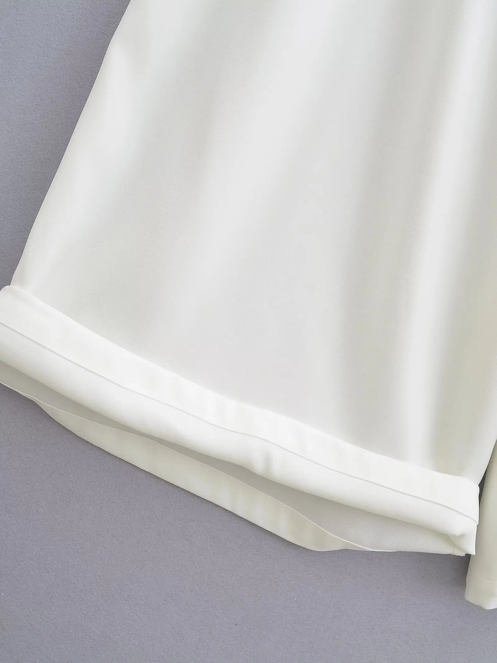 Summer Women's Casual Two-Piece Suit with Lace-Up Tank Top and Pleated Loose Trousers