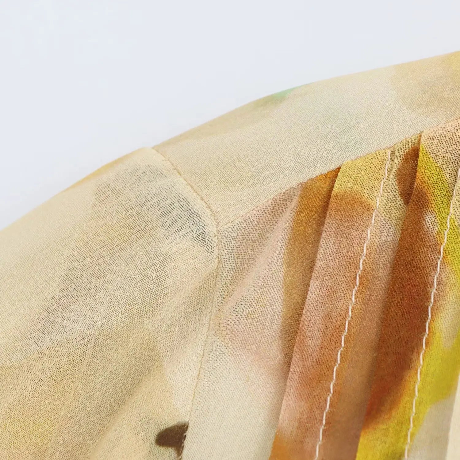 Women's Fashionable Loose Floral Print Semi Transparent Lapel Tie Long Sleeve Shirt for Spring