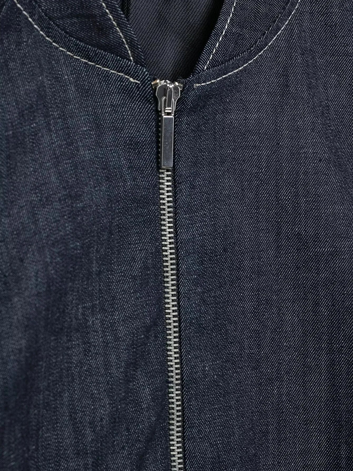 Casual Denim Loose Fit Women Suit Set with O Neck Zipper Bomber Jacket and Pleated Mini Skirt Vintage Inspired Spring Summer Fashion Ensemble