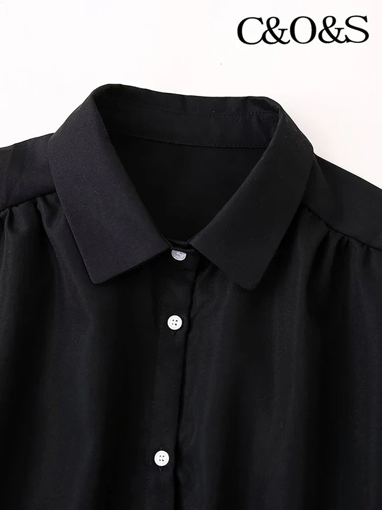 Floral Print Long Sleeve Shirt and High Waisted Trousers Fashion Set