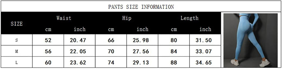 2Pcs Women Seamless Energy Gym Set Bubble Butt Sports Leggings and Long Sleeve Push Up Running Tracksuit Tights Activewear Set
