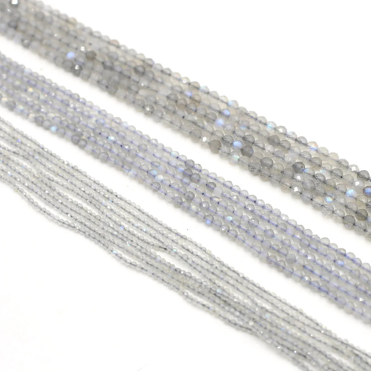 Natural Flash Labradorite Round Faceted Spacer Beads for Jewelry Making DIY Necklaces and Bracelets