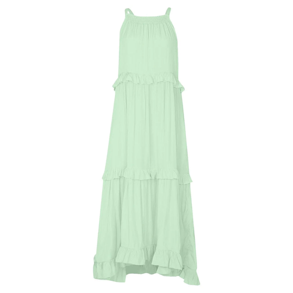 Women Summer Maxi Dress Lightweight Beach Swing Dress