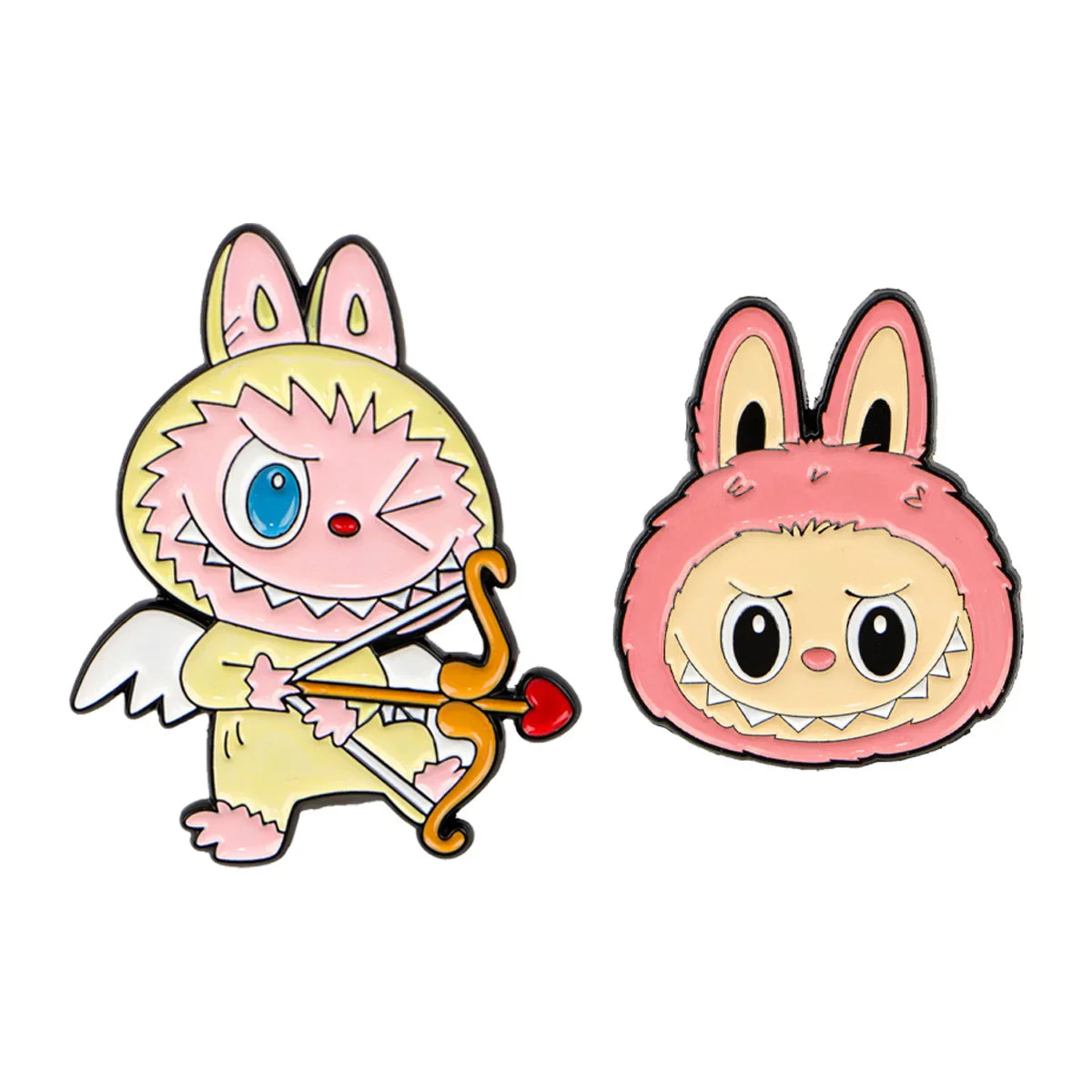 Cute Monster Enamel Pins for Cartoon Anime Lovers - Genie Pin Badge for Backpacks, Lapel Brooch, and Fashion Accessories