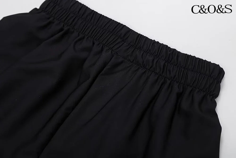 Floral Print Long Sleeve Shirt and High Waisted Trousers Fashion Set