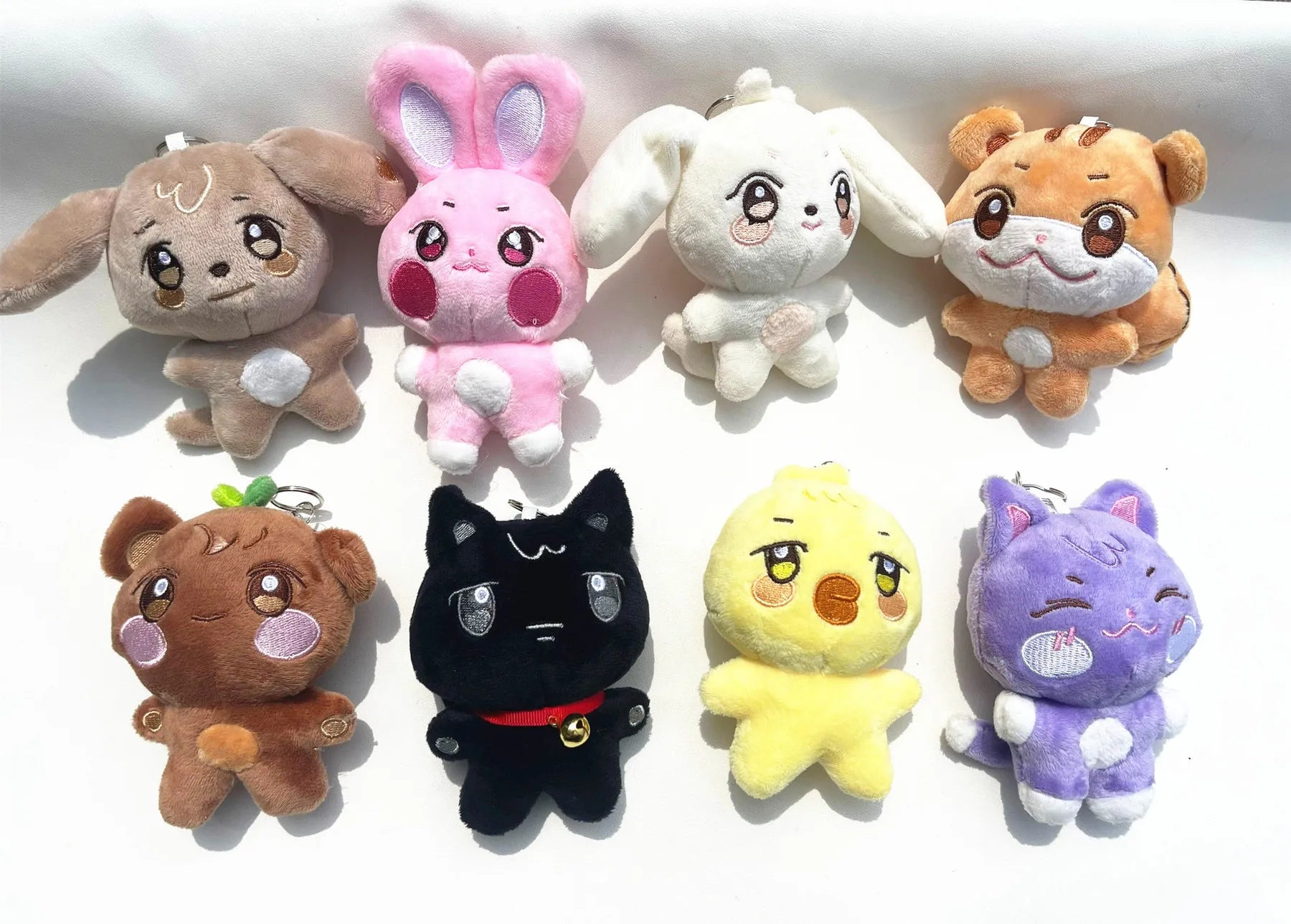10CM Cute Plush Doll Keychain Pendant for Fans Accessories
