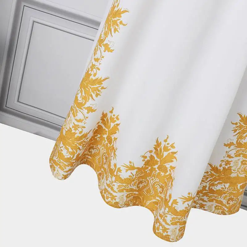 Bohemian Maxi Shirt Dress Belted Long Sleeve Floral Print