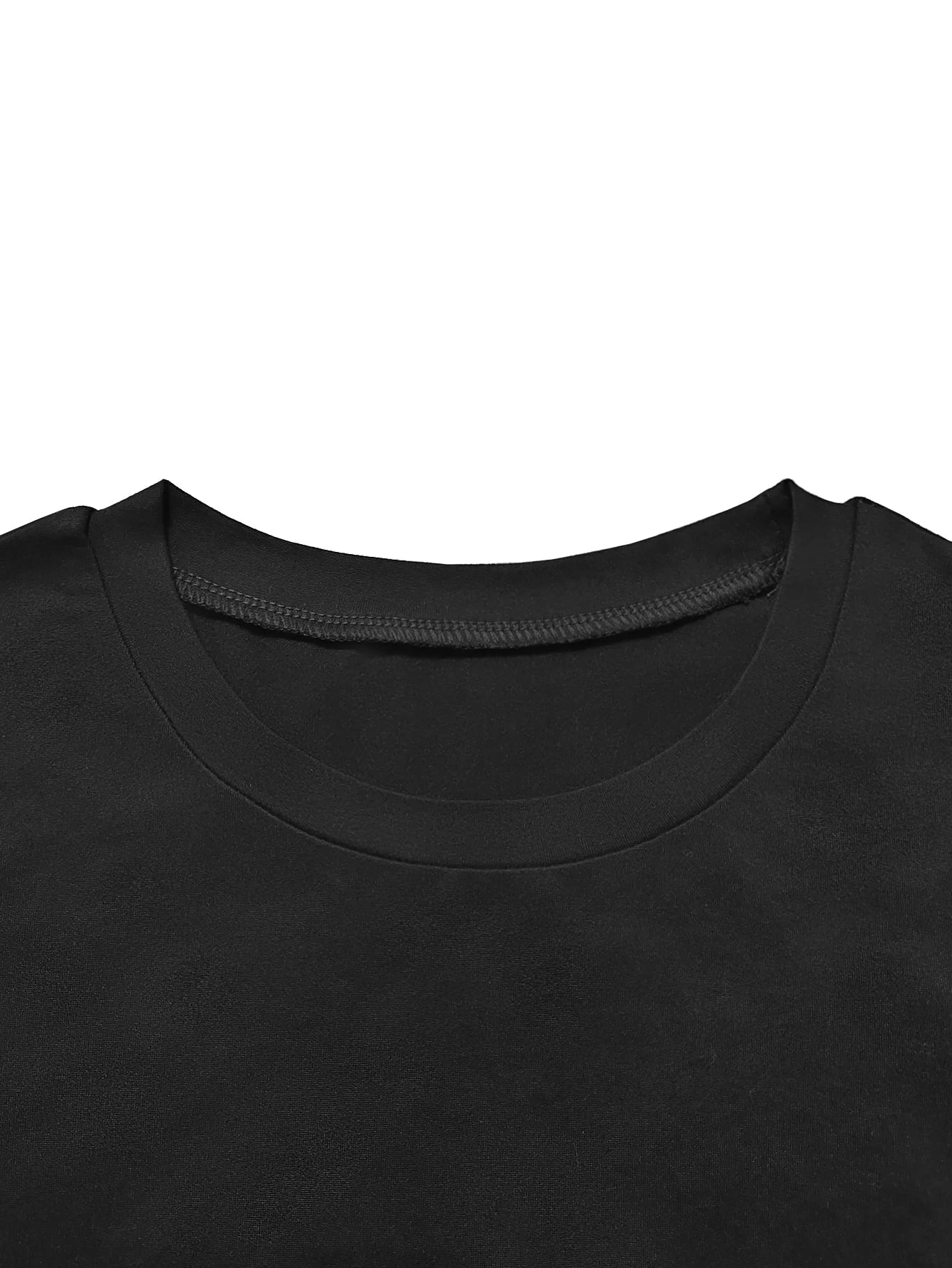 Women's Summer Two Piece Jogger Set with Short Sleeve Top and Matching Shorts