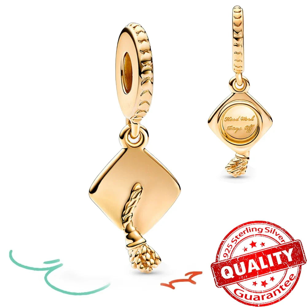 925 Sterling Silver Love Heart Envelope Rose Pendant with Crystal Ball for DIY Bracelet and Necklace Jewelry Gifts