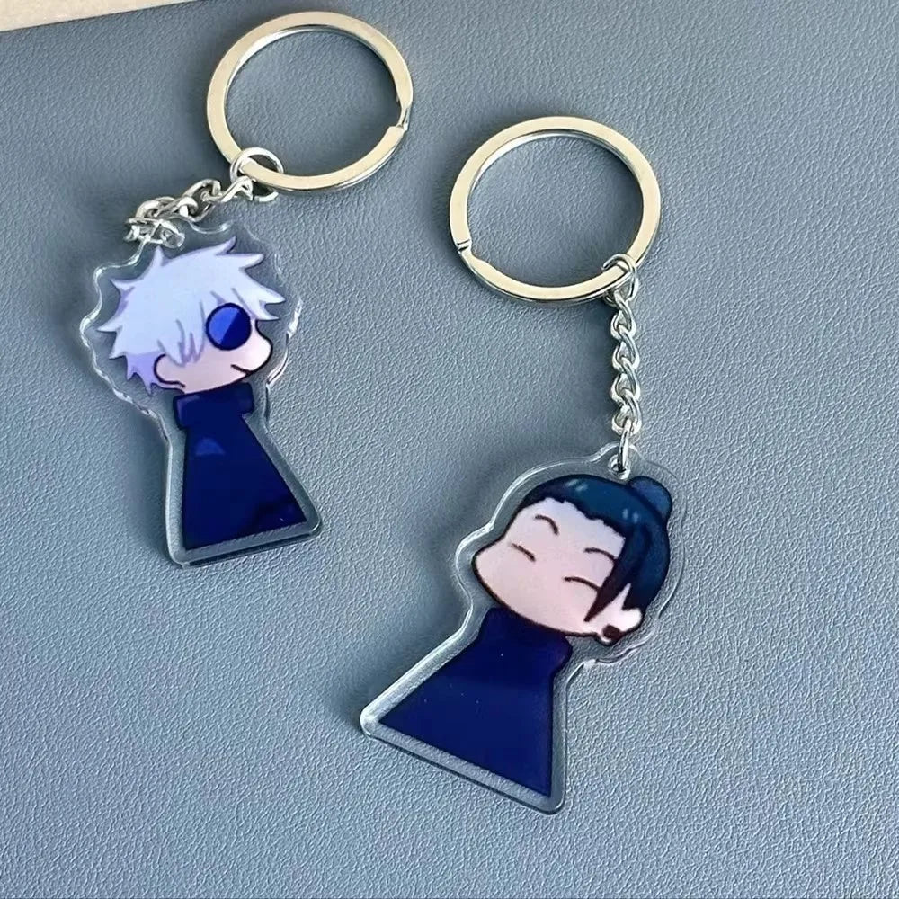 Anime Cosplay Keychain Gojo Satoru Geto Suguru Bag Pendant Jewelry Gift