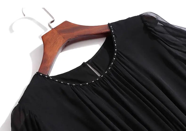 Silk Lace Maxi Dress for Women Half Sleeve Bodycon Elegant