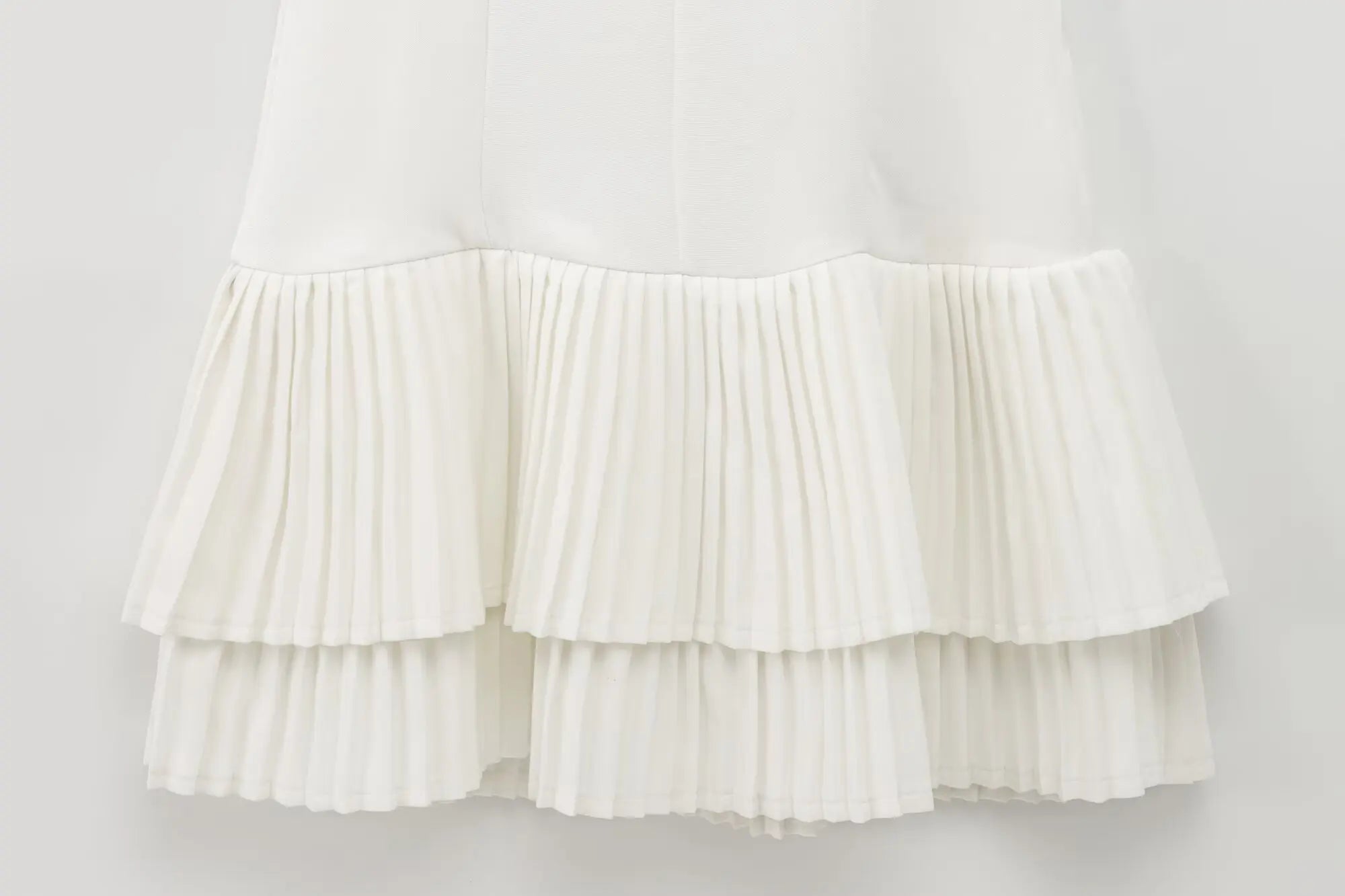 Sleeveless Pleated Mini Dress With Square Collar Chic