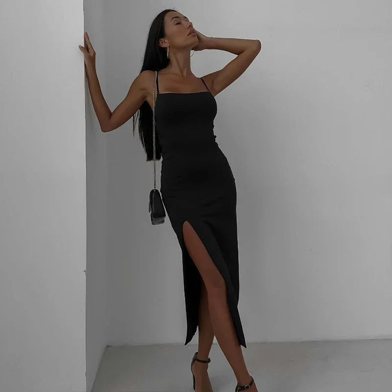 Summer Sleeveless Backless Bandage Bodycon Dress For Women