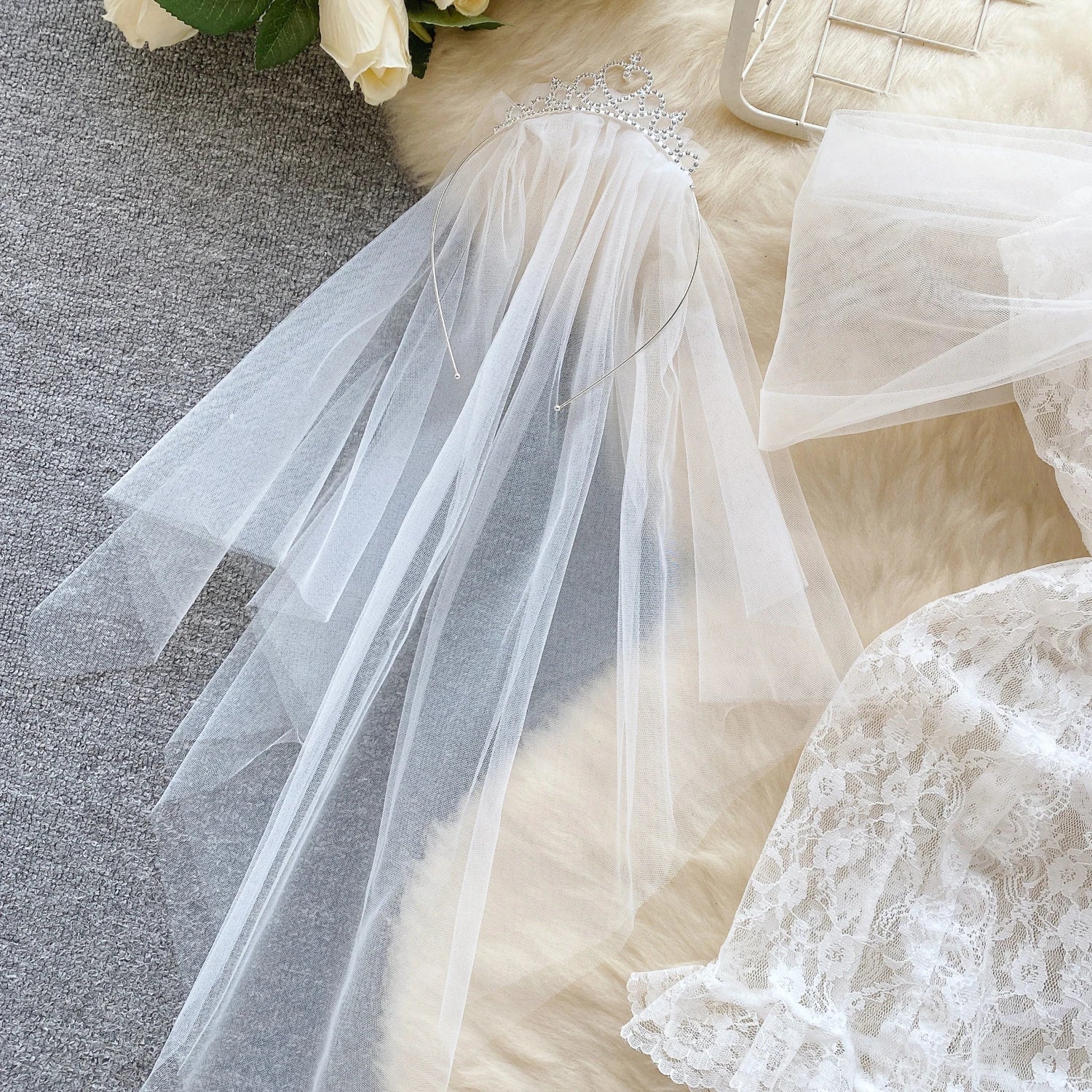 Sexy See Through Lace Bridal Dress One Shoulder Costume